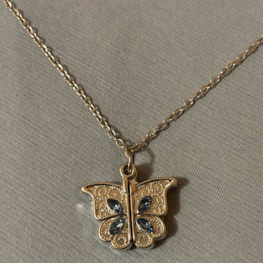 Schmetterlings ‚I love you‘ Kette