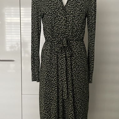 Robe King Louie verte à motifs