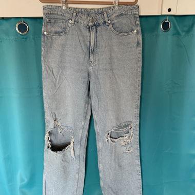 Light Jeans with Holes