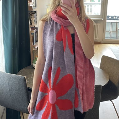 Colorful Flower Scarf