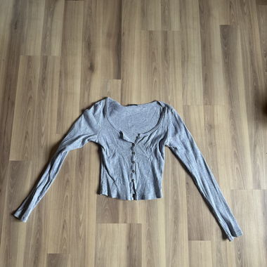Brandy Melville - Cardigan gris à manches longues