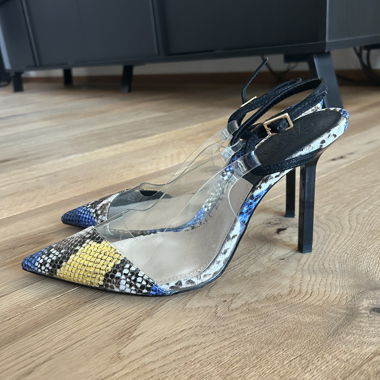 Escarpins à imprimé serpent
