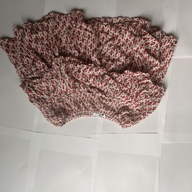  Smocked Mini Skirt
