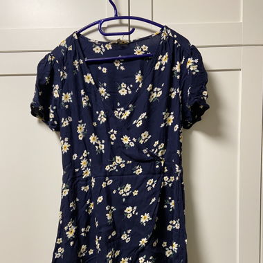 Robe fleurie cache coeur