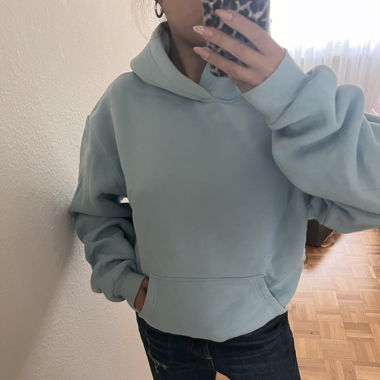 Straight Outta Cotton Hoodie blue