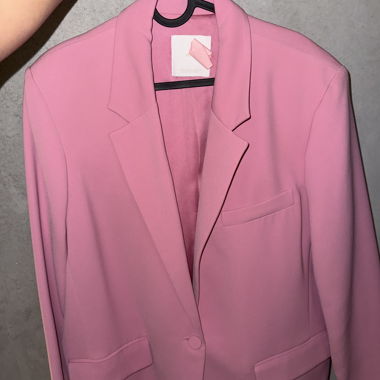 Blazer rosa Mango XL