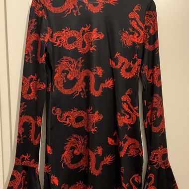 Blusa cinese drago rosso