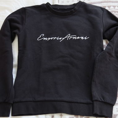 Felpa Emporio Armani nera