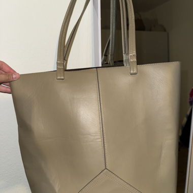 Beige Shopper Bag