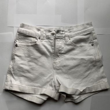 White Denim Shorts
