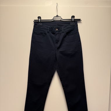 Dark blue cotton trousers size S/36