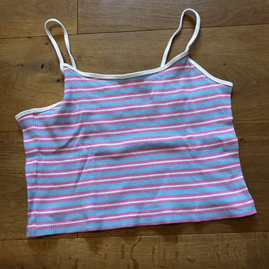 Striped Crop Top size L