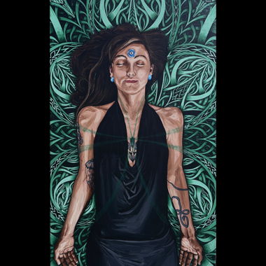 Portrait sur toile "Pachamama"