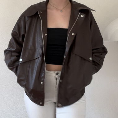 Lederjacke