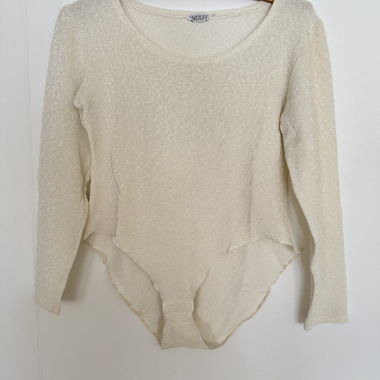 Body a maniche lunghe Wolff crema M 