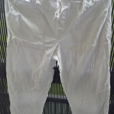 White Casual Pants