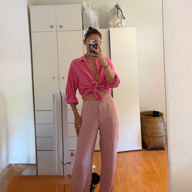 Pinke Hose