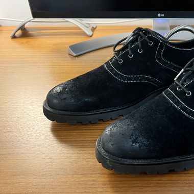 Pierre Balmain Derby Schuhe in Schwarz Gr. 43