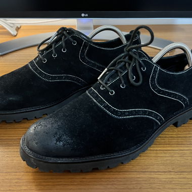 Pierre Balmain Derby Schuhe in Schwarz Gr. 43