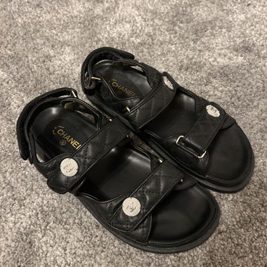 Sandales Chanel noires