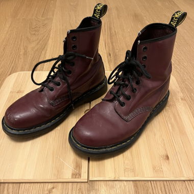 Dr. Martens Wine Red Boots