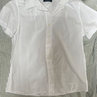 Blusa di lino bianco