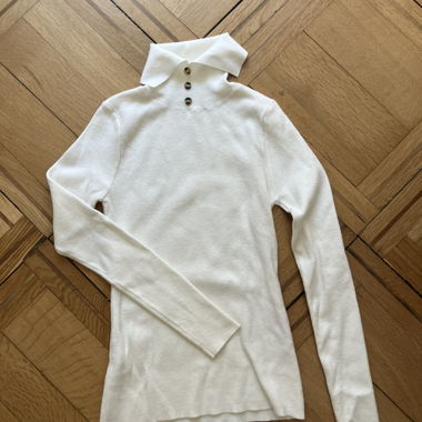 White Turtleneck Sweater