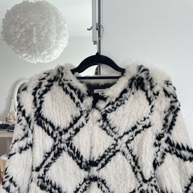 Veste en Fourrure de Lapin Manoush