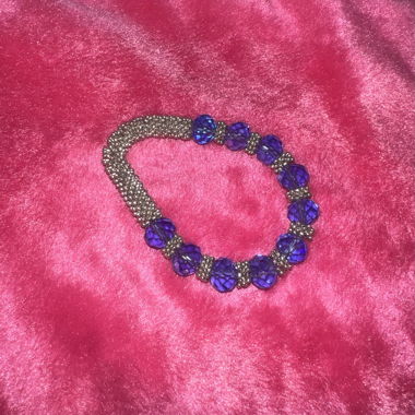 Armkette blau dehnbar
