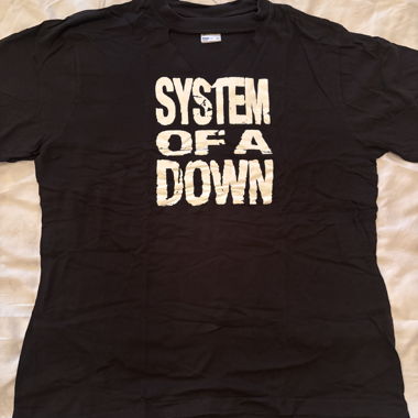 System Of A Down black T-shirt 2XL