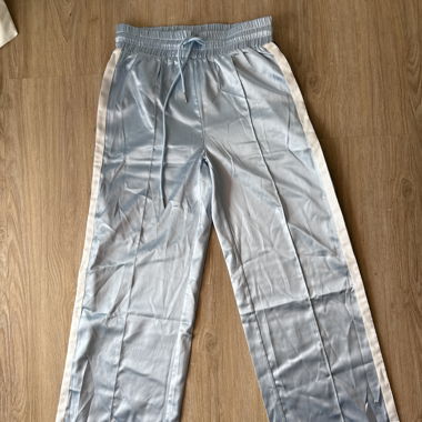 Stoffhose Seiden optik