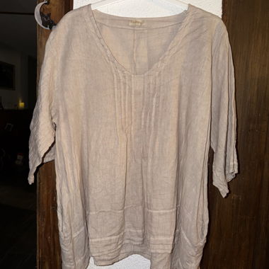 Leinenbluse beige C. Valentyne