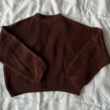 Brauner Strickpulli Noisy May Größe S