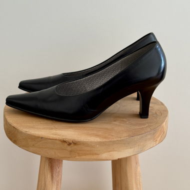 Gabor schwarze Leder-Pumps Grösse 6