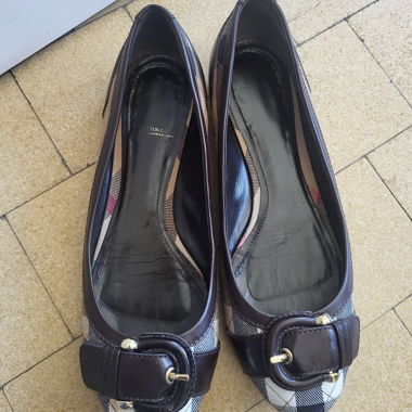 Burberry Check Ballerinas