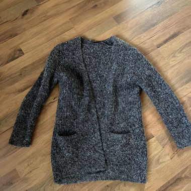 Gilet en maille gris