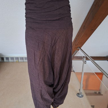  Dünne Saroulhose braun gewebt Neu Boom Baba