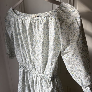 Smocked Floral Dress