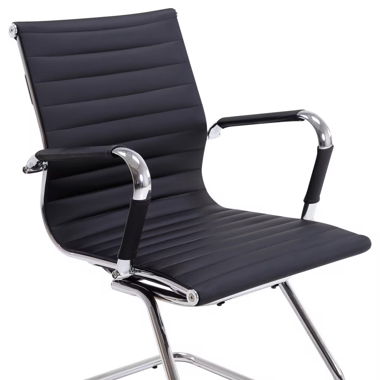 ( 1 ) MID.YOU VISITOR CHAIR - black
