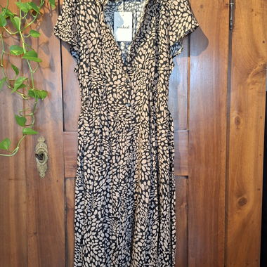 Soaked Maxikleid mit Print