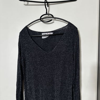 Pull fin a paillettes