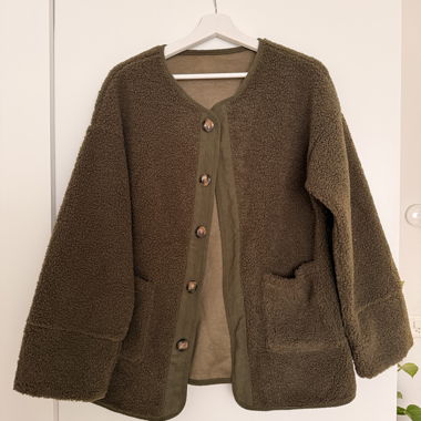Plush transitional jacket