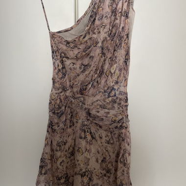 Robe en soie IRO rose