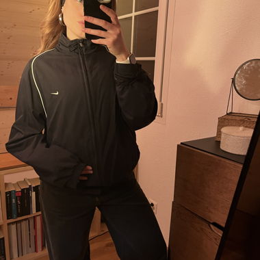 Giacca sportiva Nike vintage nera