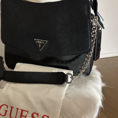 Borsa a tracolla Guess nera