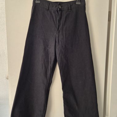 Jean large noir Zara