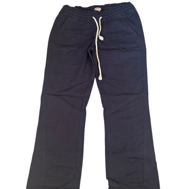 Navy drawstring trousers