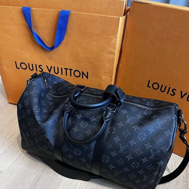 Louis Vuitton Keepall 45 Monogram Eclipse