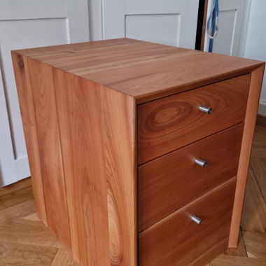 Solid Nightstand, Unique Piece