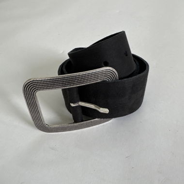 Ceinture en cuir noire